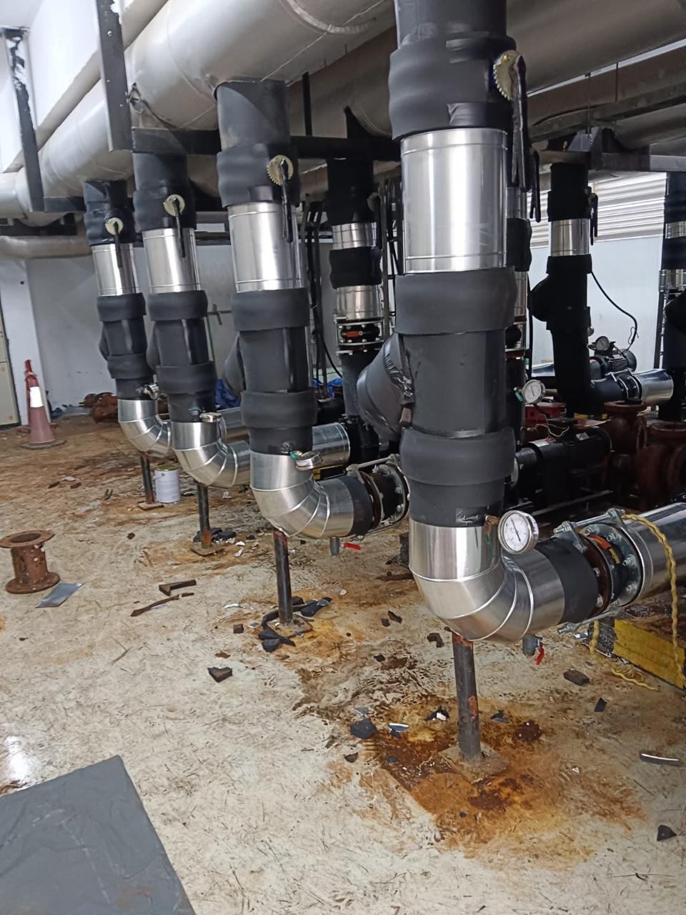 FRP, XLPE Foam & Nitrile Rubber Insulation Works